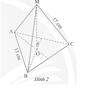 Quan sát hình chóp tam giác đều ở Hình 2 và cho biết: a) Đỉnh, mặt đáy và các mặt bên của hình đó. (ảnh 1)