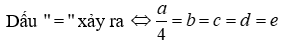 Cho a, b, c, d, e > 0/ Chứng minh: (a + b + c + d + e > = căn bậc hai a (căn bậc hai b  (ảnh 4)