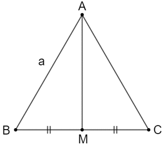Cho tam giác ABC đều cạnh a và AM là trung tuyến của tam giác. Tính tích vô hướng sau: vecto AC = (2 vecto AB - 3 vecto AC) (ảnh 1)