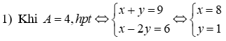 Cho hệ phương trình x + y = 3a - 3; x - 2y = 6 (a là tham số) 1. Giải hệ phương trình (ảnh 2)