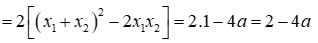 Cho parabol (P); y = -x^2 và đường thẳng d: y = x - 2. (P) cắt dtại hai điểm (ảnh 6)