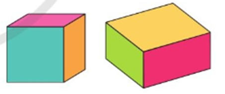 Sơn mỗi mặt của từng khối hình bên bằng một màu khác nhau. Theo em cần bao nhiêu (ảnh 1)