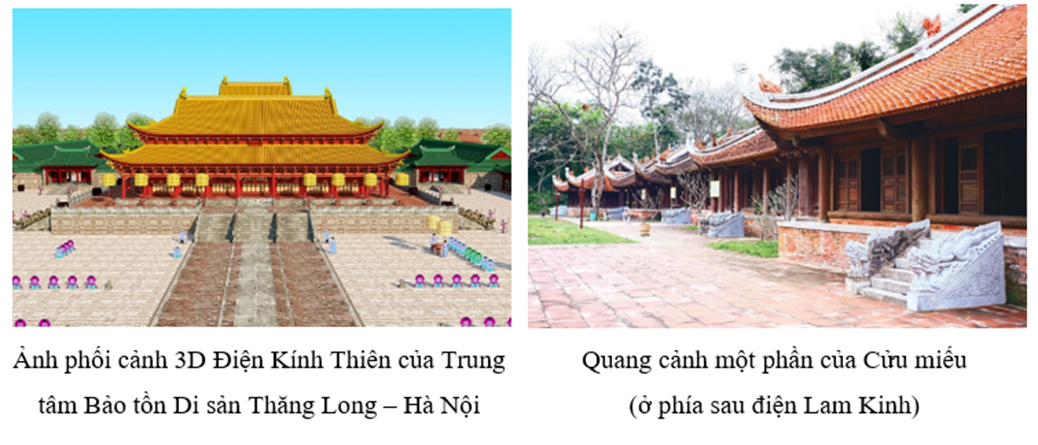 Vận dụng những kiến thức trong phần kiến trúc thời Lê sơ và sưu tầm thêm tư liệu hình ảnh để giới thiệu những điểm độc đáo của kiến trúc cung đình thời kì này. (ảnh 1)