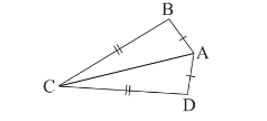 Ta gọi tứ giác ABCD với AB = AD, CB = CD (Hình 13) là hình “cái diều”.  a) Chứng minh rằng AC là đường trung trực của BD.  (ảnh 2)