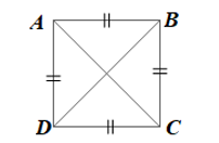 b) Nếu AC = BD thì  góc BAD là góc vuông. (ảnh 1)