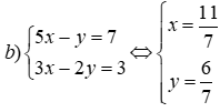 Giải phương trình và hệ phương trình sau: a. cưn bậc hai (10 - x^2) + căn bậc hai (x^2 + 3) = 5 (ảnh 2)
