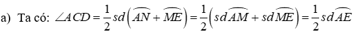 Cho (O; R). MN là dây không đi qua tâm.C, D là hai điểm bất kỳ thuộc dây MN (ảnh 2)