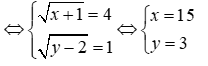 Giải các hệ phương trình sau: a) 3x - y = 5; x + 2y = 4 b) 2 căn bậc hai (x + 1) - 3 (ảnh 3)