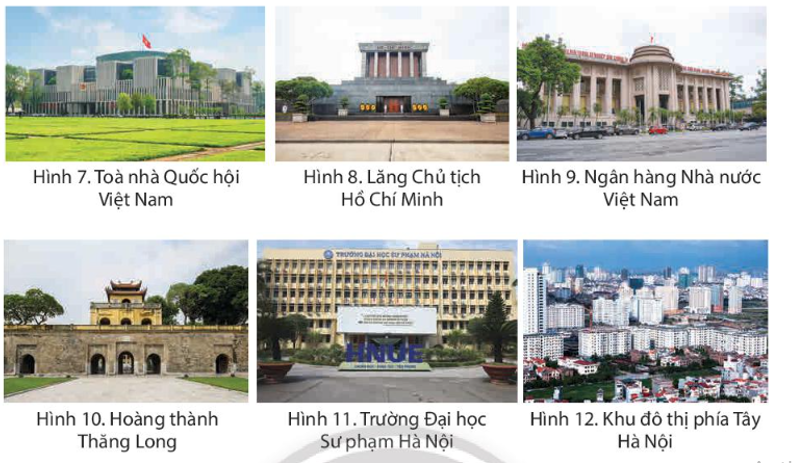 Quan sát các hình từ 7 đến 12, em hãy cho biết Thủ đô Hà Nội có vai trò như thế nào đối với sự phát triển của đất nước. (ảnh 1)