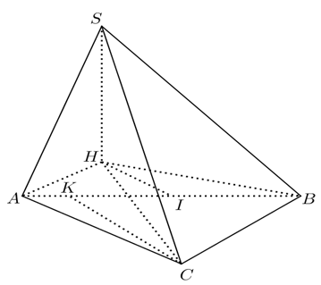 Cho hình chóp S.ABC có AB = 4a, BC = 3 căn bậc hai 2 a, góc ABC = 45 độ, góc SAC = góc SBC = 90 độ ; Sin góc giữa hai mặt phẳng (SAB) và (SBC) bằng căn bậc hai 2/4 Bán kính mặt cầu ngoại tiếp hình chóp đã cho bằng (ảnh 1)