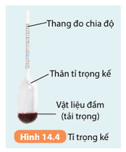 Biết được một vật làm bằng chất gì bằng cách đo khối lượng riêng của vật đó. (ảnh 5)