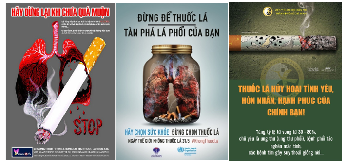 Thiết kế một áp phích (poster) tuyên truyền không hút thuốc lá. (ảnh 1)