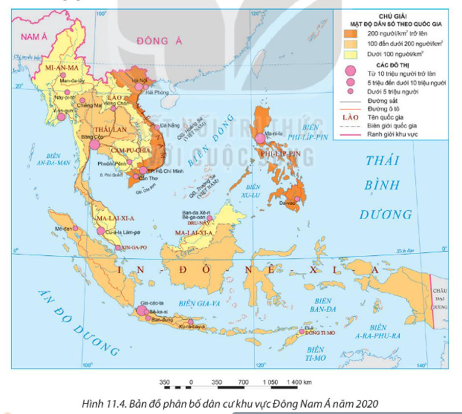 Nêu đặc điểm dân cư nổi bật của khu vực Đông Nam Á (ảnh 1)