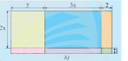 b) Nếu vẽ cả ban công thì được sơ đồ như Hình 3b. Hãy tính tổng diện tích của sàn bao gồm cả ban công. (ảnh 1)