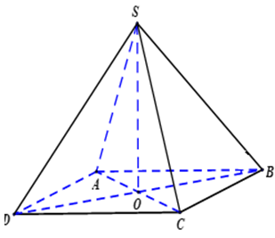Cho hình chóp tứ giác đều có cạnh bên gấp đôi cạnh đáy. Tỉ lệ giữa diện tích xung quanh và diện tích đáy của hình chóp đã cho bằng (ảnh 1)