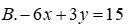 Cho phương trình 2x - y = 5. Phương trình nào sau đây kết hợp với phương trình đã (ảnh 2)