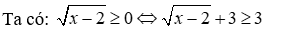 Tìm giá trị nhỏ nhất của biểu thức A = (x + 3 căn bậc hai (x - 2)) / (x + 4 căn bậc hai (x - 2) + 1) (ảnh 4)