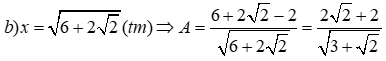 Cho biểu thức A = ( (x^3 - 1) / (x - 1) + x) ( (x^3 + 1) / (x + 1) - x) : (x(1-x^2)^2) / (x^2 - 2) (ảnh 6)