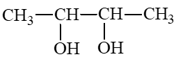 Viết công thức cấu tạo của các alcohol có tên gọi dưới đây: a) pentan – 1 – ol; b) but – 3 – en – 1 – ol; c) 2 – methylpropan – 2 – ol; d) butane – 2,3 – diol. (ảnh 3)