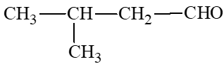 Viết công thức cấu tạo của các hợp chất có tên gọi dưới đây. a) 3-methylbutanal; b) pentan-2-one;  c) pentanoic acid; d) 2-methylbutanoic acid. (ảnh 1)