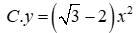 Trong các hàm số sau, hàm số nào đồng biến khi x < 0A. y = -2x B. y = -x + 10 (ảnh 3)