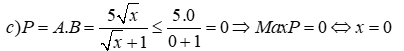 Cho hai biểu thức A = (căn bậc hai x + 1) / (căn bậc hai x - 1) và B = (1 / (căn bậc hai x - 1) (ảnh 3)