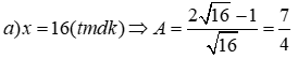 Cho biểu thức A = (2 căn bậc hai x - 1) / căn bậc hai x và B = 2 căn bậc hai x / (căn bậc hai x (ảnh 2)