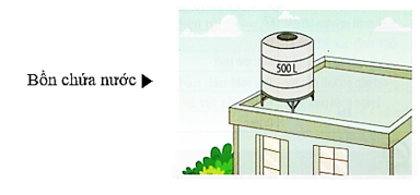 Làm thế nào để xác định khối lượng nước chứa đầy trong một bồn đặt ở trên cao? (ảnh 1)
