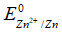 Người ta lập một pin gồm hai nửa pin sau: Zn/Zn(NO3)2 0,1M và Ag/AgNO3 0,1M có thế khử chuẩn tương ứng là   = -0,76V và  = +0,80V.	 Hãy cho biết suất điện động của pin là bao nhiêu ( Chấp nhận trong phương trình Nernst   =  ). A. +1,5305 V.	B. – 0,7895 V.	C. + 0,741 V.	D. + 0,059 V (ảnh 1)