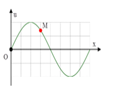 Trên một sợi dây dài đang có sóng ngang hình sin truyền qua theo chiều dương của trục Ox. (ảnh 1)