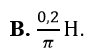 Khi điện áp xoay chiều u= U can bac hai 2 cos 100pit (t tính bằng s ) vào hai đầu đoạn mạch R,L,C  (ảnh 2)