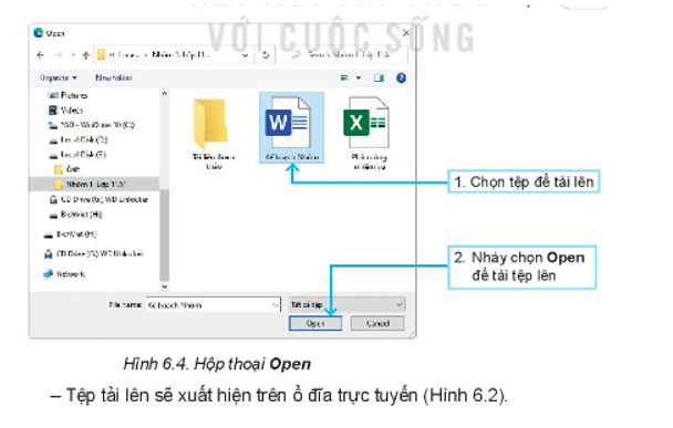 Thực hành tải thêm các tệp từ máy tính lên ổ đĩa trực tuyến. (ảnh 1)