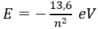 Theo mẫu nguyên tử Hidro của Bo thì năng lượng của nguyên tử khi electron chuyển động trên quỹ đạo dừng thứ n được xác định bằng biểu thức E=-13,6/n^2  (ảnh 1)