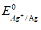 Người ta lập một pin gồm hai nửa pin sau: Zn/Zn(NO3)2 0,1M và Ag/AgNO3 0,1M có thế khử chuẩn tương ứng là   = -0,76V và  = +0,80V.	 Hãy cho biết suất điện động của pin là bao nhiêu ( Chấp nhận trong phương trình Nernst   =  ). A. +1,5305 V.	B. – 0,7895 V.	C. + 0,741 V.	D. + 0,059 V (ảnh 2)