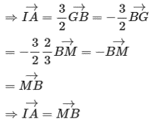 Cho tam giác ABC. Xác định I sao cho 3 vecto IA - 2 vecto IB + vecto IC (ảnh 3)