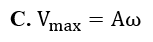 Biểu thức li độ của vật dao động điều hòa có dạng x= A cos (wt+pi) , vận tốc cực đại của vật có giá trị là (ảnh 4)