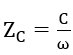 Đặt điện áp xoay chiều có tần số góc ω vào hai đầu tụ điện có điện dung C. Dung kháng Z_c của tụ điện được tính bằng (ảnh 1)