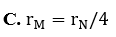 Hai điểm M và N gần dây dẫn thẳng dài mang dòng điện, cách dây dẫn lần lượt là rN, r,M. Độ lớn cảm ứng (ảnh 3)