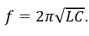 Tần số dao động riêng của mạch dao động LC lí tưởng được xác định bằng công thức nào sau đây? (ảnh 1)