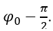 Một sóng điện từ lan truyền trong không gian, tại điểm M thành phần từ trường biến thiên theo quy luật B=B_0  cos⁡(2π/T t+φ_0 ), pha ban đầu của (ảnh 2)