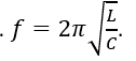 Tần số dao động riêng của mạch dao động LC lí tưởng được xác định bằng công thức nào sau đây? (ảnh 2)