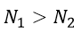 Một máy hạ áp có số vòng dây của cuộn sơ cấp và số vòng dây của cuộn thứ cấp lần lượt là N_1 và N_2. Kết luận nào sau đây đúng? (ảnh 2)