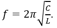Tần số dao động riêng của mạch dao động LC lí tưởng được xác định bằng công thức nào sau đây? (ảnh 4)