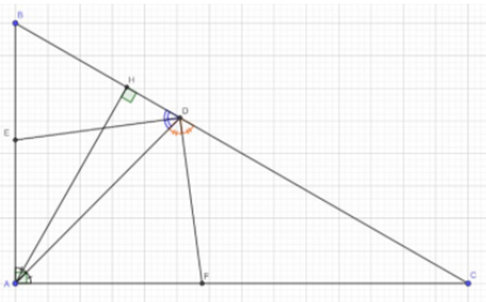 Cho ∆ABC vuông tại A có AB = 12cm, AC = 16cm, vẽ đường cao AH (ảnh 1)