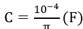 Đặt điện áp u=U_0 cos(100πt)(t┤ tính bằng s) vào hai đầu một tụ điện có điện dung C=〖10〗^(-4)/π(F). Dung kháng của tụ điện là A. 200(Ω).	B. 100(Ω).	C. 150(Ω).	D. 50(Ω). (ảnh 2)