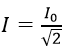 Một dòng điện xoay chiều có cường độ cực đại I_0, cường độ hiệu dụng của dòng điện này là (ảnh 3)