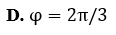 Đặt điện áp u= 200 căn bậc hai 2 cos (100 pi t + phi ) (V) vào hai đầu cuộn dây thuần cảm L thì cường độ dòng điện (ảnh 6)