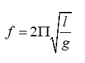 Một con lắc đơn chiều dài l dao động điều hoà tại nơi có gia tốc trọng trường g  với biên độ góc nhỏ. Tần số của dao động là ? (ảnh 4)