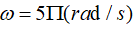 Một vật dao động điều hoà theo phương trình x = 2cos (5pit +pi/3) (cm)  . Biên độ dao động và tần số góc của vật là ? (ảnh 2)
