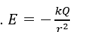 Cường độ điện trường gây bởi một điện tích Q>0 tại điểm M cách nó một khoảng r được xác định bằng công thức nào sau đây? (ảnh 4)